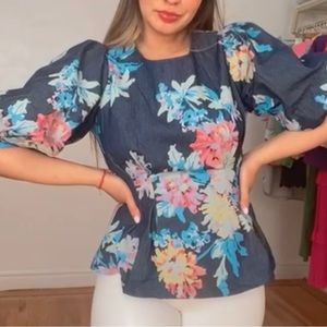 New Gracia jean top size large